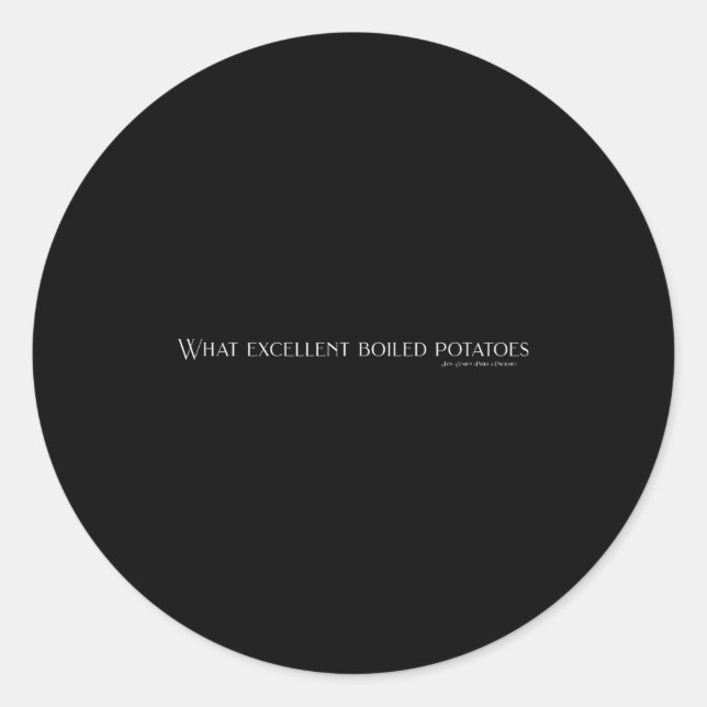 Pride And Prejudice Funny Quotes, What Excellent B Runder Aufkleber (Vorderseite)
