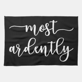 Pride And Prejudice Mr. Darcy - Most Ardently I Geschirrtuch