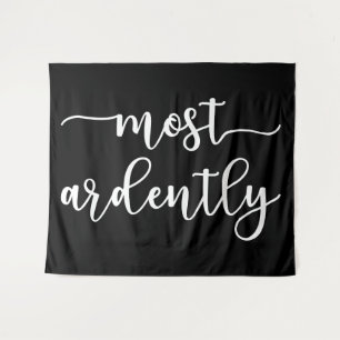 Pride And Prejudice Mr. Darcy - Most Ardently I Wandteppich