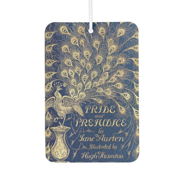 Pride and Prejudice Peacock Cover Hugh Thomson Autolufterfrischer (Vorderseite)
