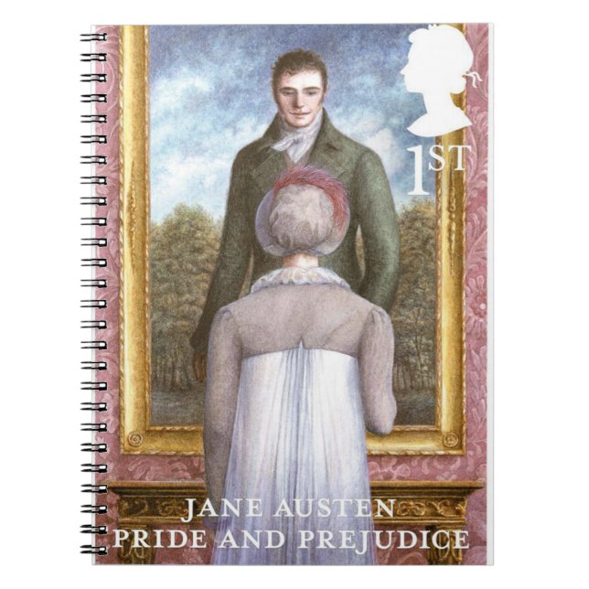 Pride and Prejudice Stamp Design Notizblock (Vorderseite)