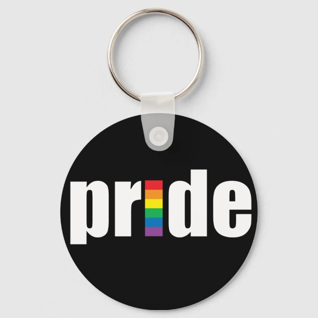Pride Blck Schlüsselanhänger (Vorderseite)