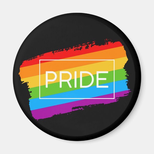Pride Brushhub Rainbow Magnet (Vorne)