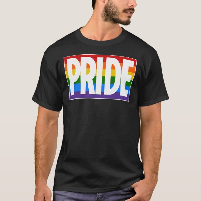 PRIDE. Celebrate In This Rainbow, Marvel, Superher T-Shirt (Vorderseite)