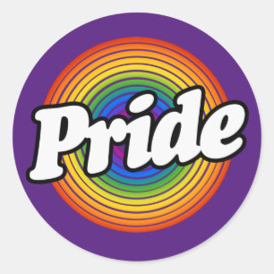 Pride Circle T - Shirt Runder Aufkleber