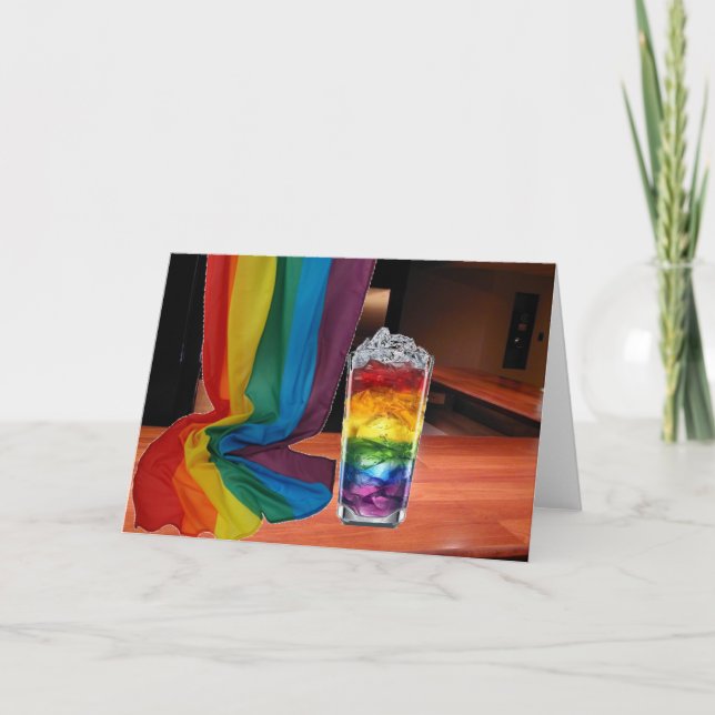 Pride Cocktail Karte (Vorderseite)