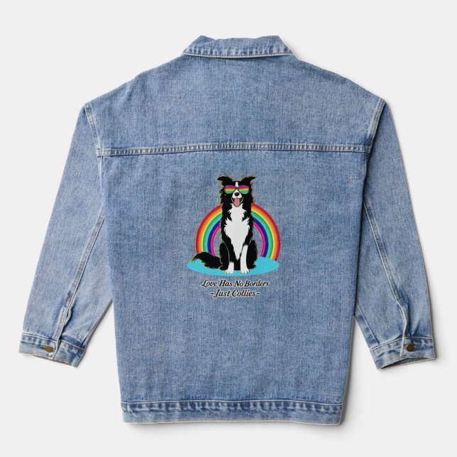"Pride Collie" Veste en jeans (Verso)