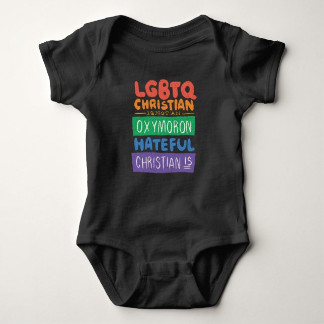 Pride Colorful Baby Strampler (Vorderseite)