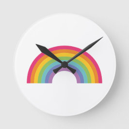 Pride Day Rainbow Runde Wanduhr