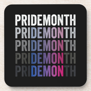 Pride Demon Bisexual Bi Pride Monat LGBTQ Gay Lesb Getränkeuntersetzer