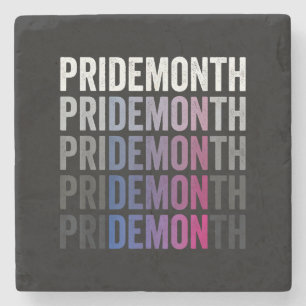 Pride Demon Bisexual Bi Pride Monat LGBTQ Gay Lesb Steinuntersetzer