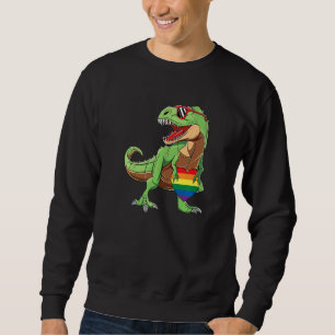 Pride Dinosaur Lgbt Gay Lesbian Transgender Trans Sweatshirt
