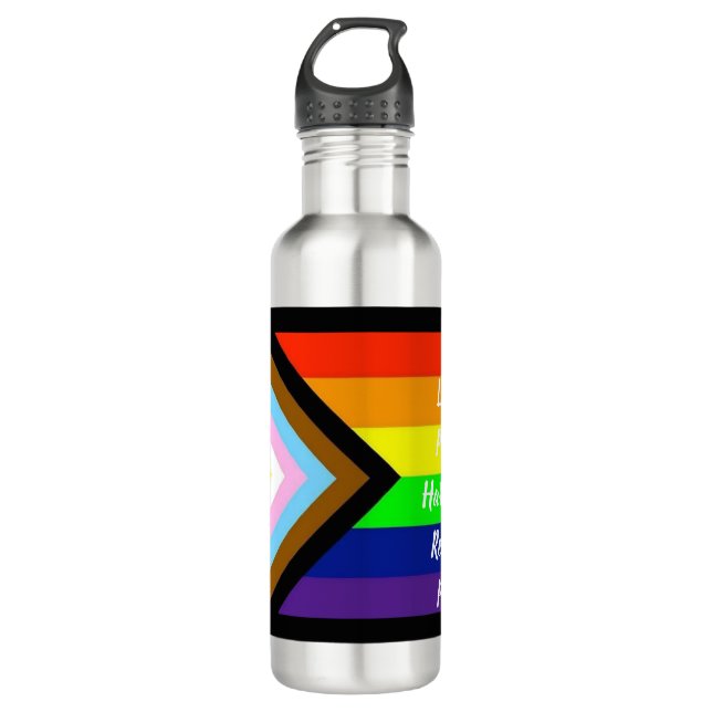 Pride Edelstahlflasche (Vorderseite)