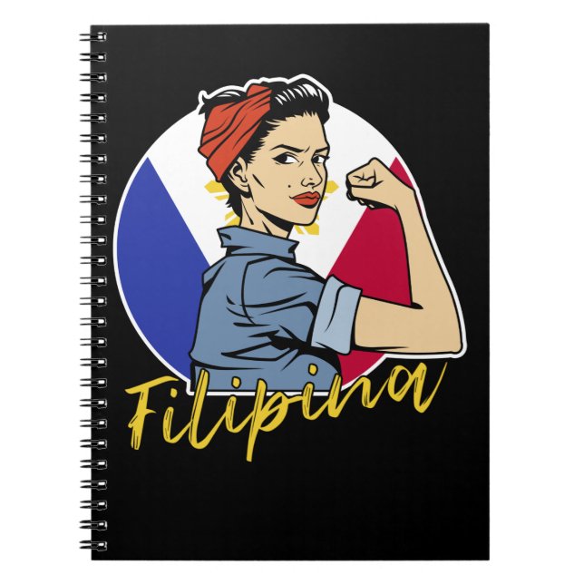 Pride Filipina Pinay Ehefrau Girlfriend Philippine Notizblock (Vorderseite)
