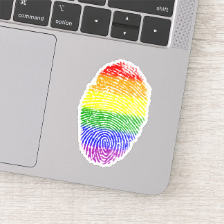 Pride Fingerprint Aufkleber