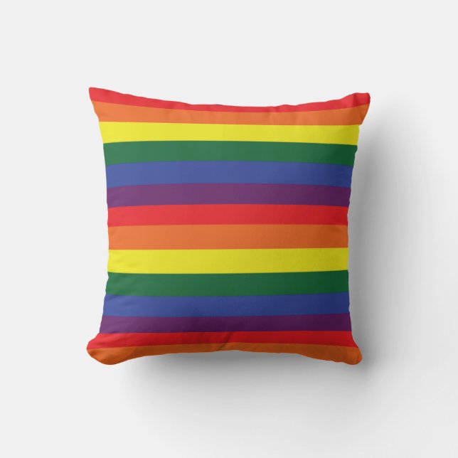 Pride Flag LGBT Kissen (Vorderseite)