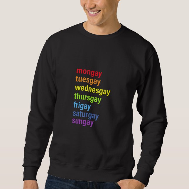 Pride Gay Liebe Lgbt Sweatshirt (Vorderseite)