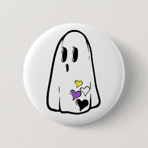 Pride Ghost, nicht binär Button