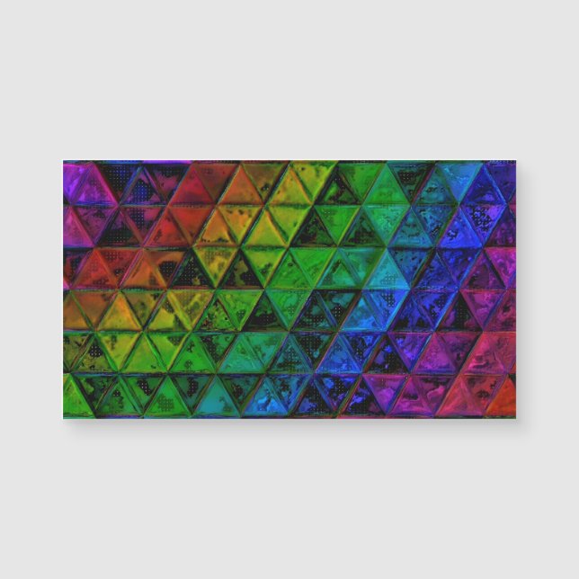 Pride Glas  Magnetkarte (Vorderseite)