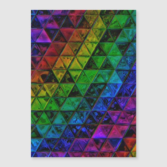 Pride Glas  Magnetkarte (Vorderseite)