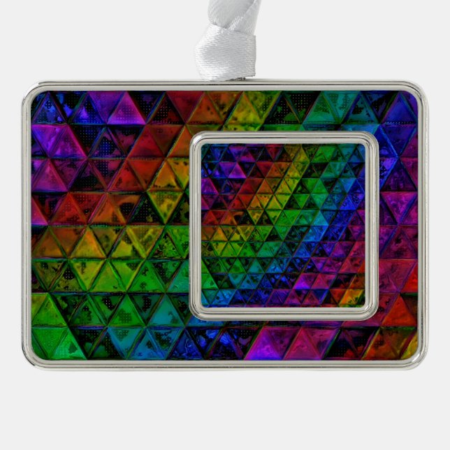Pride Glas  Rahmen-Ornament Silber (Vorderseite)