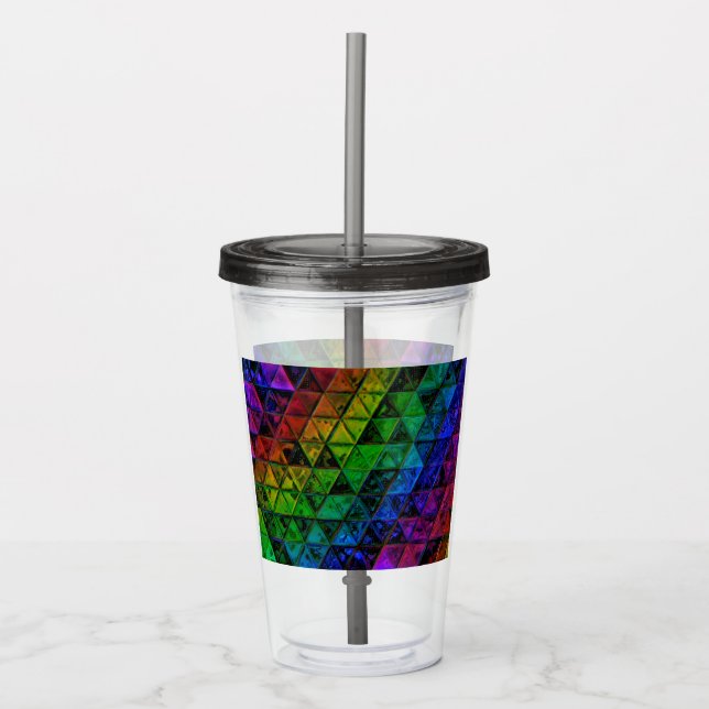 Pride Glass Acryltrinkbecher (Vorderseite)
