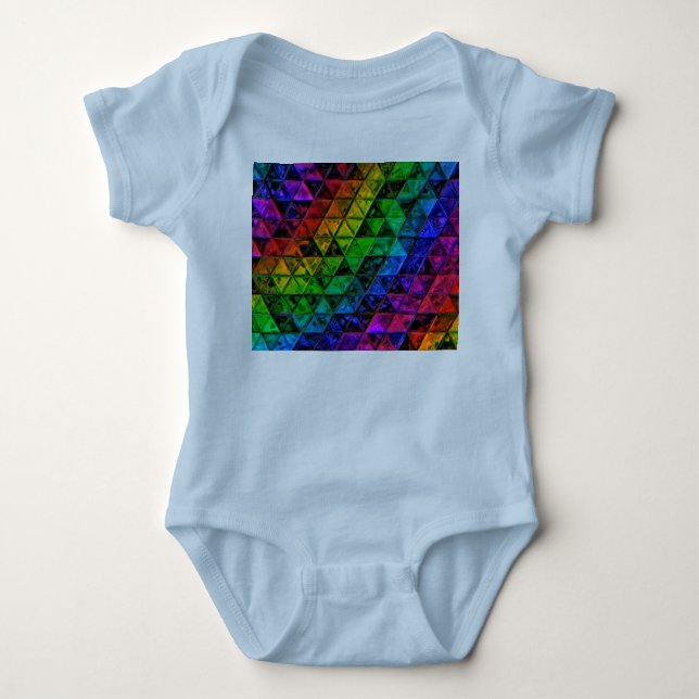 Pride Glass Baby Strampler (Vorderseite)