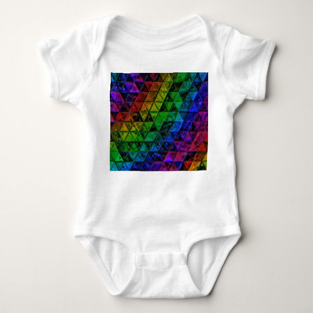 Pride Glass Baby Strampler (Vorderseite)