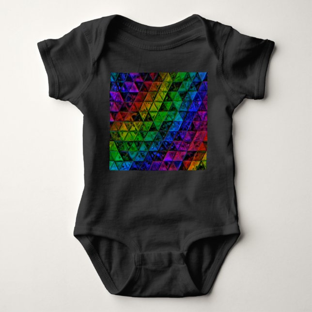Pride Glass Baby Strampler (Vorderseite)
