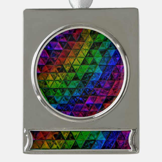 Pride Glass Banner Ornament (Vorderseite)