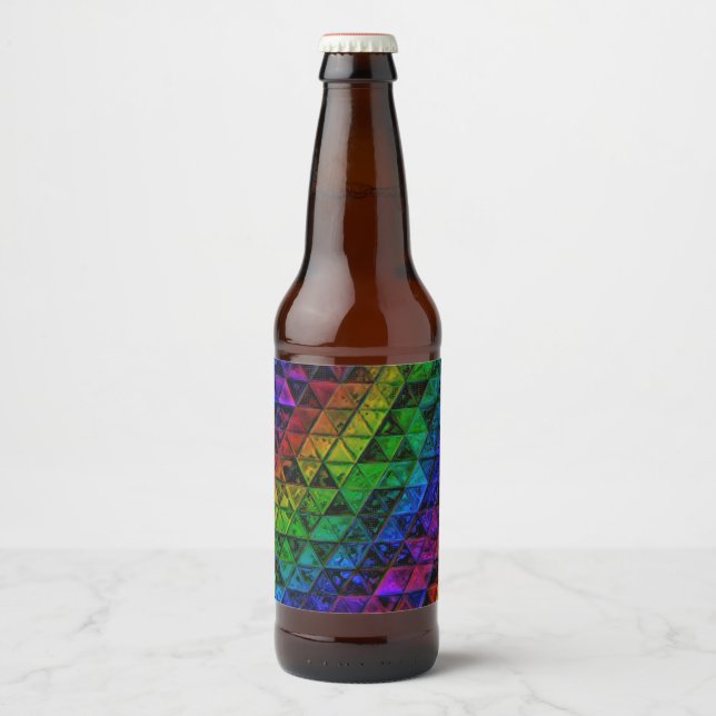 Pride Glass Bierflaschenetikett (Vorderseite)