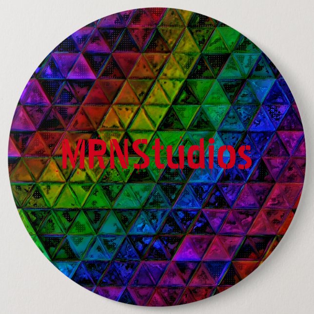 Pride Glass Button (Vorderseite)