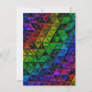 Pride Glass Feiertagskarte