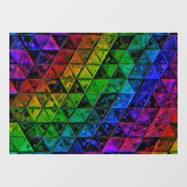 Pride Glass Fensteraufkleber (Blatt)