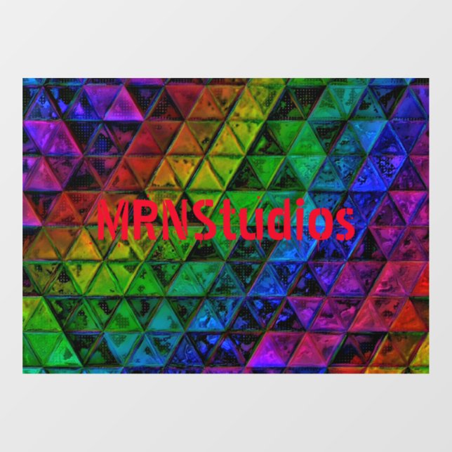 Pride Glass Fensteraufkleber (Blatt)