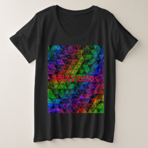 Pride Glass Große Größe T-Shirt