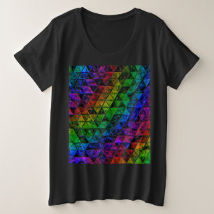 Pride Glass Große Größe T-Shirt