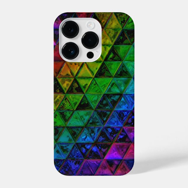 Pride Glass iPhone 14 Pro Hülle (Rückseite)