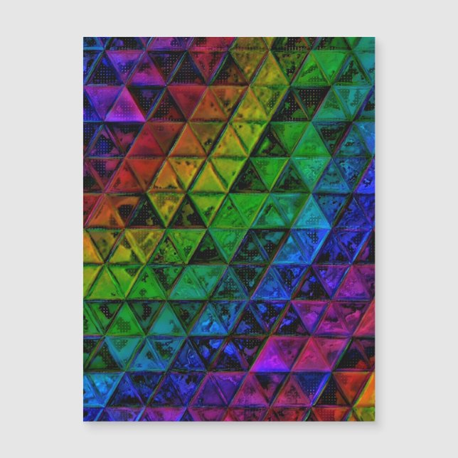 Pride Glass Magnetkarte (Vorderseite)