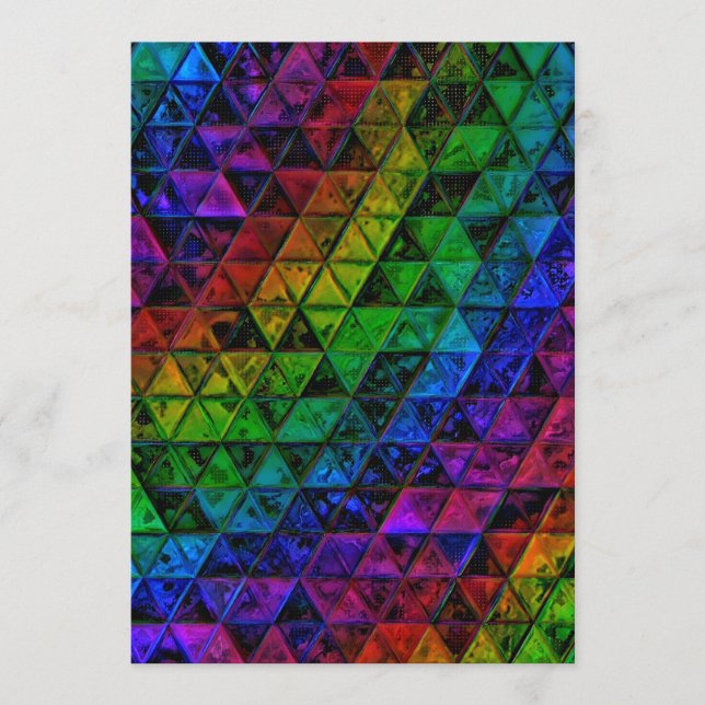 Pride Glass Menükarte (Vorderseite)