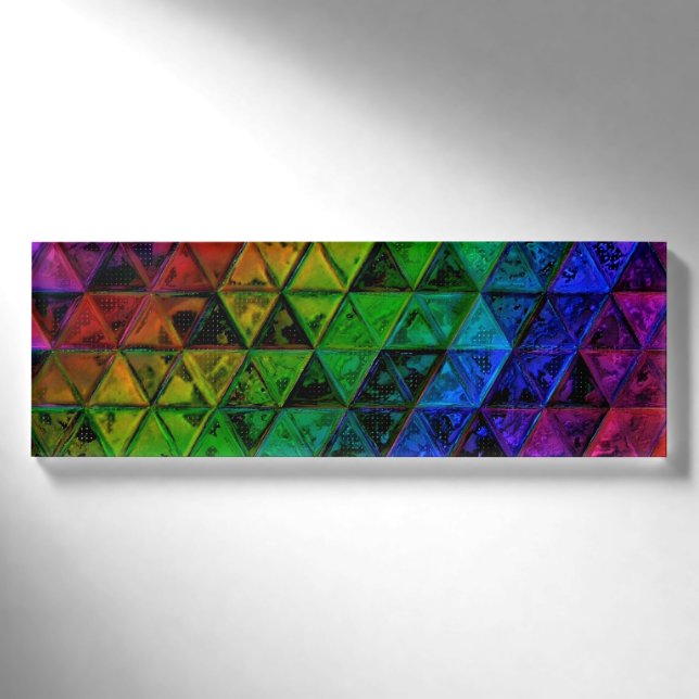 Pride Glass Namenschild (Vorderseite)