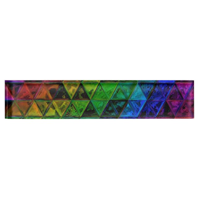 Pride Glass Namensplakette (Vorderseite)
