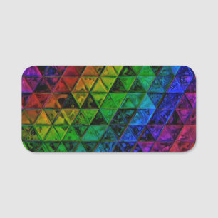 Pride Glass Namensschild