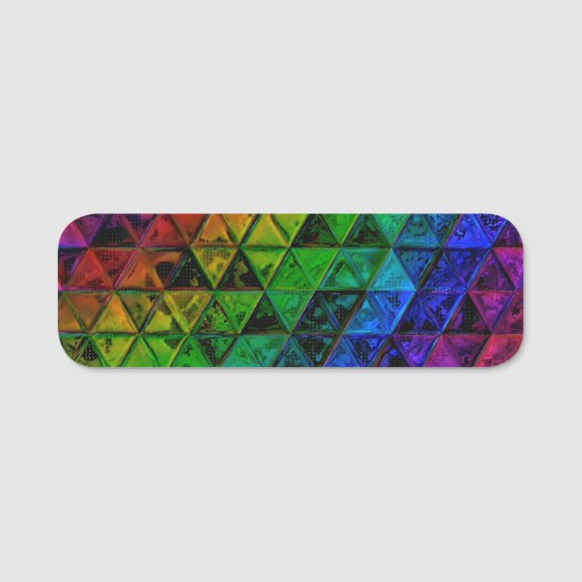 Pride Glass Namensschild (Vorderseite)