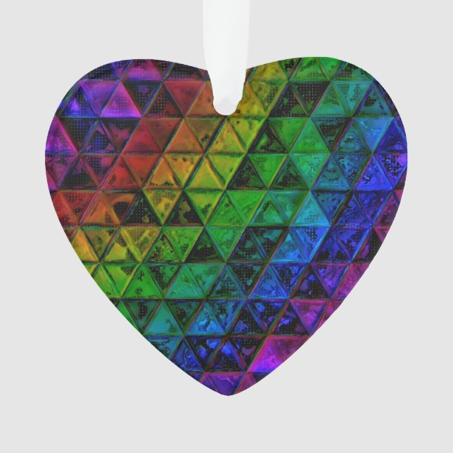 Pride Glass Ornament (Vorderseite)