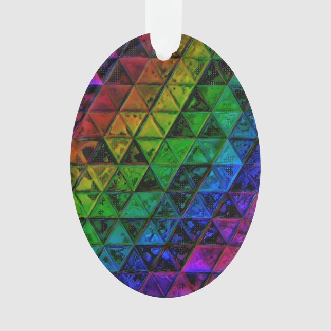 Pride Glass Ornament (Vorderseite)