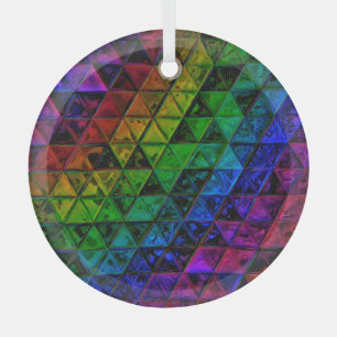 Pride Glass Ornament Aus Glas