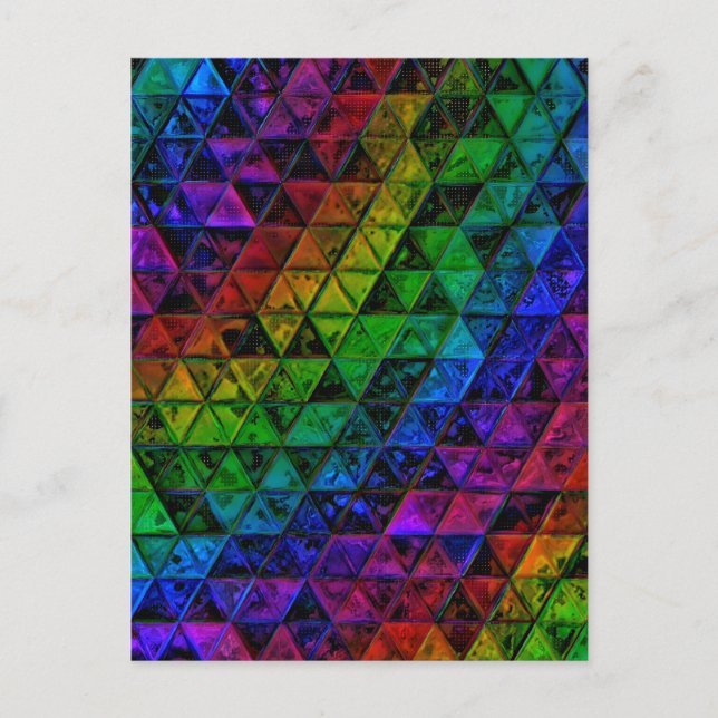 Pride Glass Postkarte (Vorderseite)