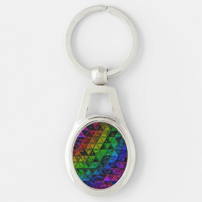 Pride Glass Schlüsselanhänger (Vorderseite)