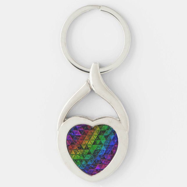 Pride Glass Schlüsselanhänger (Vorderseite)
